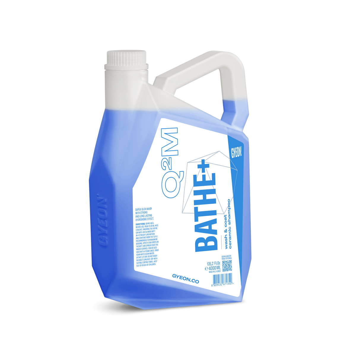 GYEON Q²M Bathe PH Nötr Cilalı Oto Şampuanı – 4000 ml -Yüksek Konsantre Jel Araç Yıkama Köpüğü – Cila Kutusu GYEON Q²M Bathe PH Nötr Cilalı Oto Şampuanı – 4000 ml -Yüksek Konsantre Jel Araç Yıkama Köpüğü – Cila Kutusu